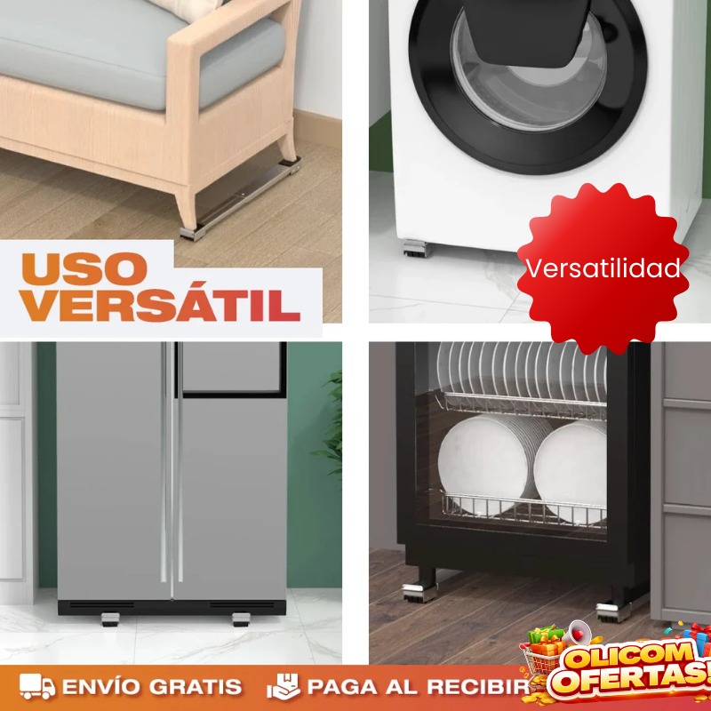 COMBO DE SOPORTES LINEALES PARA ELECTRODOMÉSTICOS + ENVÍO GRATIS