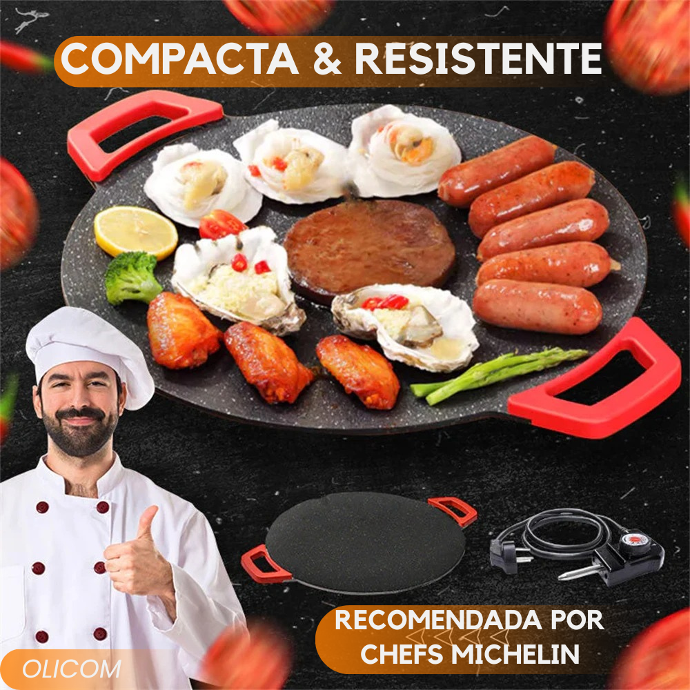 Sartén Eléctrico Coreano – Cocina Sin Humo en Casa | Envío GRATIS Colombia 🇨🇴