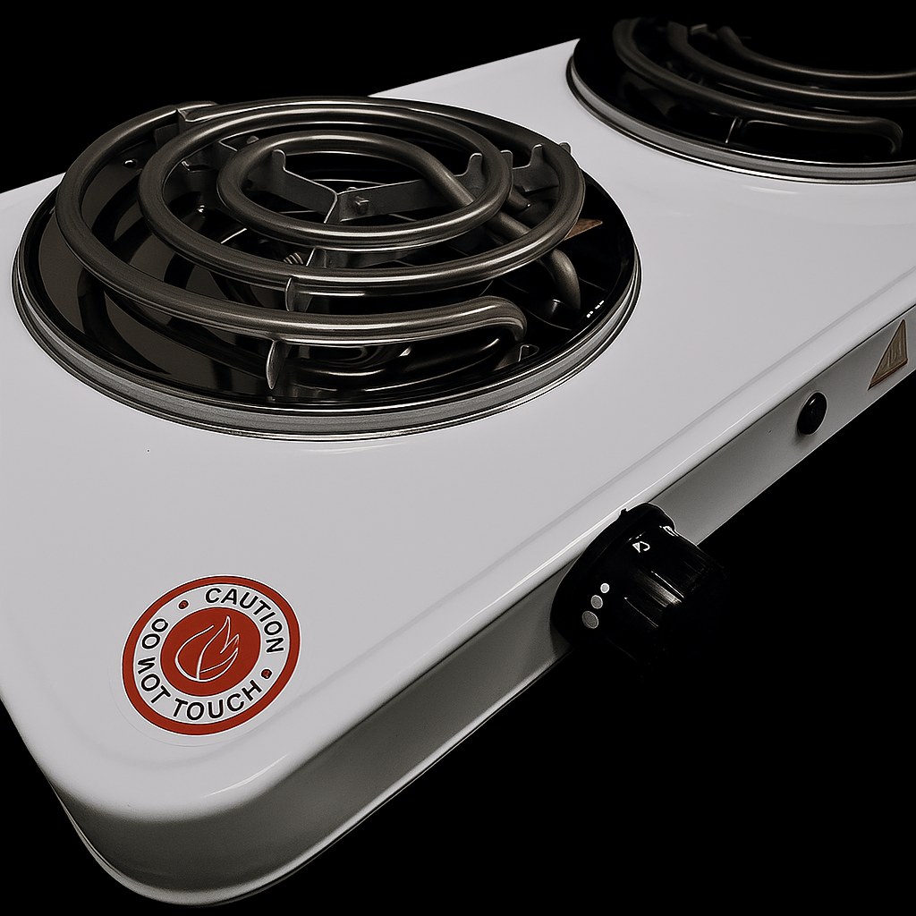 🔥 Adiós al gas, hola al ahorro: estufa eléctrica de 2 puestos 2000W