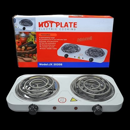 🔥 Adiós al gas, hola al ahorro: estufa eléctrica de 2 puestos 2000W