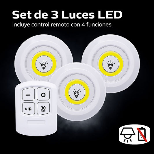 OLICOM Luces Inalámbricas x4