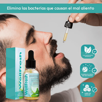 WELL FRESH ELIMINA EL MAL ALIENTO