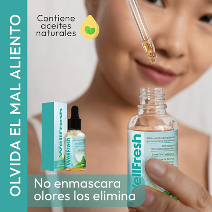 WELL FRESH ELIMINA EL MAL ALIENTO